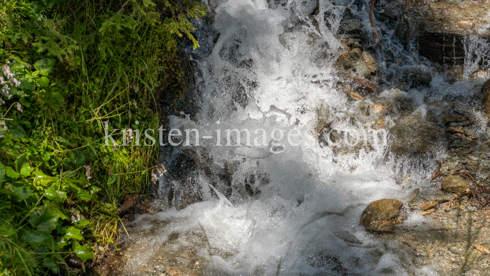 kleiner Wasserfall / Gebirgsbach / Arztal, Ellbögen, Tirol, Österreich by kristen-images.com