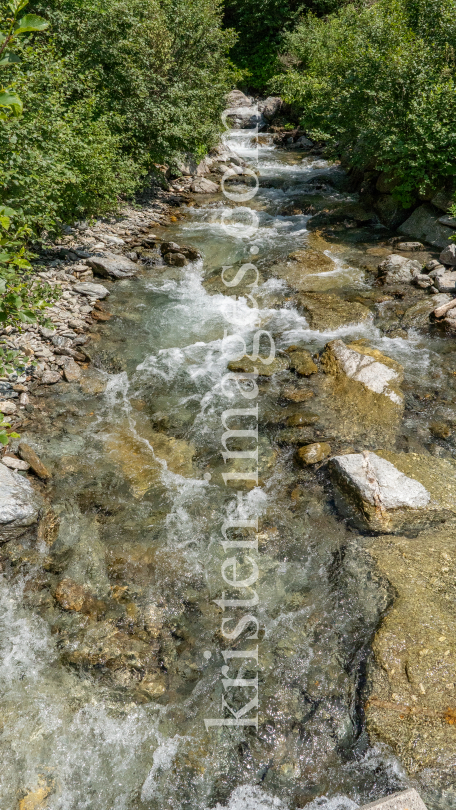 Gebirgsbach / Falggasanerbach im Arztal, Ellbögen, Tirol, Österreich by kristen-images.com