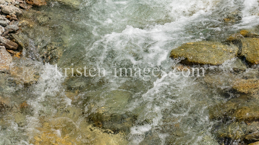 Gebirgsbach / Falggasanerbach im Arztal, Ellbögen, Tirol, Österreich by kristen-images.com