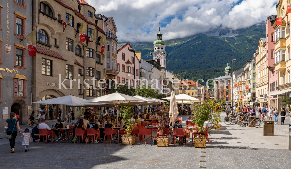 Maria-Theresien-Straße, Innsbruck, Tirol, Österreich by kristen-images.com