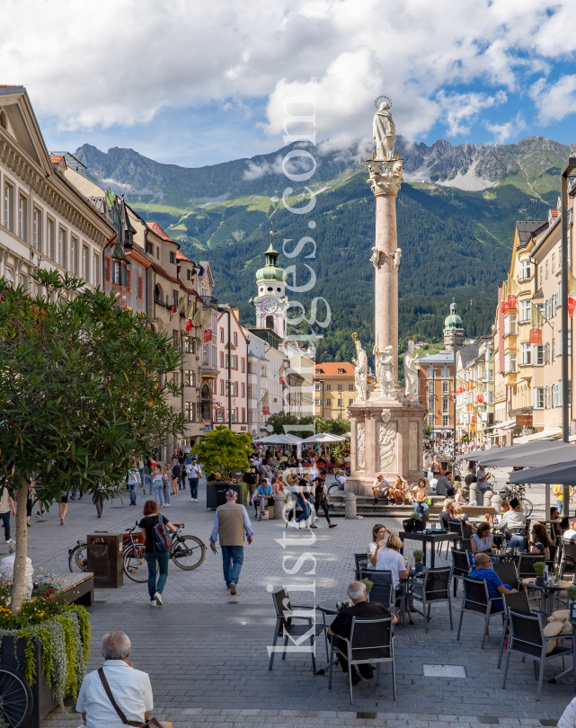 Maria-Theresien-Straße, Innsbruck, Tirol, Österreich by kristen-images.com