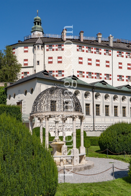 Schloss Ambras, Innsbruck, Tirol, Österreich by kristen-images.com