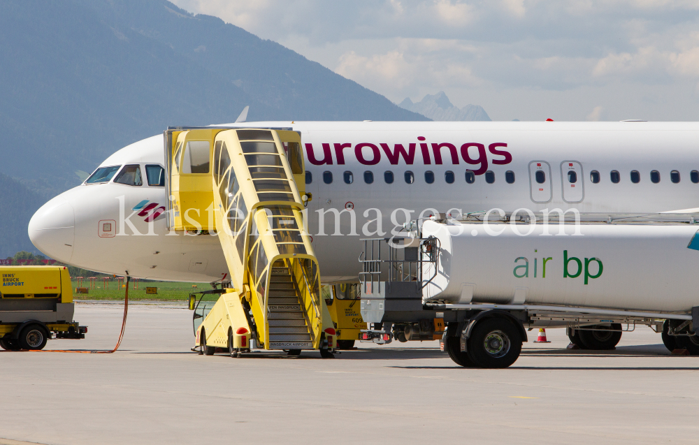 Eurowings Ferienflieger / Flughafen Innsbruck, Tirol, Österreich by kristen-images.com