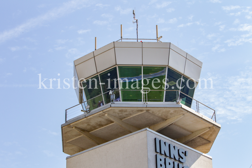 Flughafen Tower Innsbruck, Tirol, Österreich by kristen-images.com