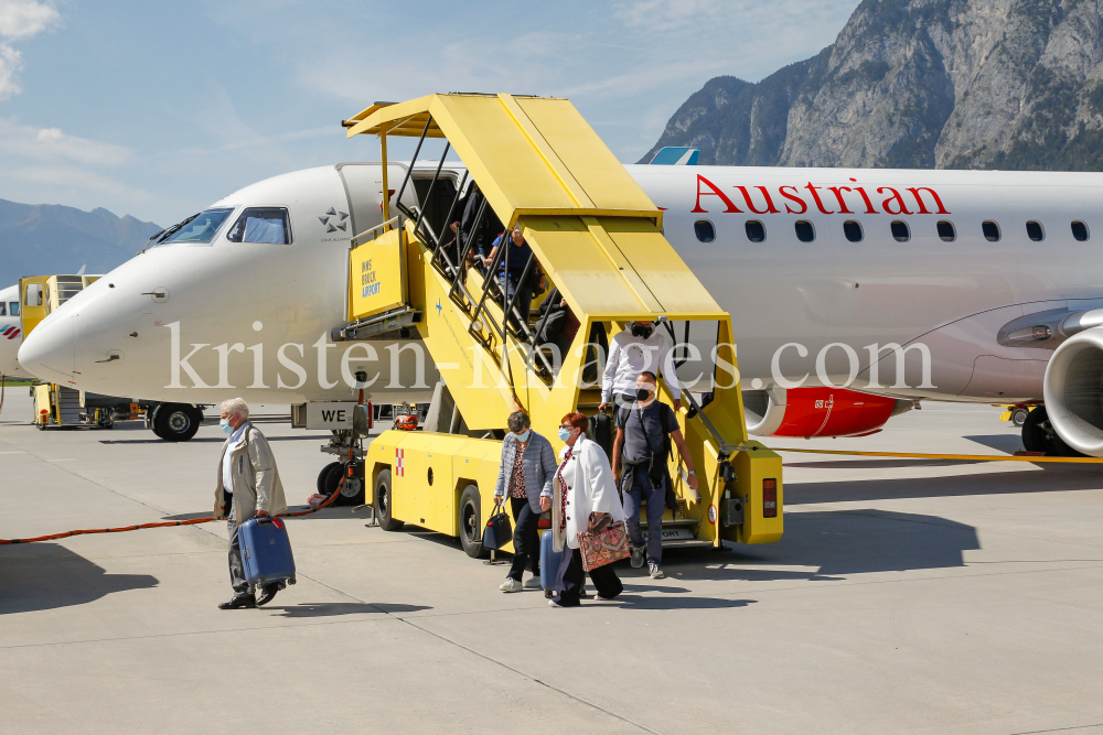 Austrian Airlines / Flughafen Innsbruck, Tirol, Österreich by kristen-images.com