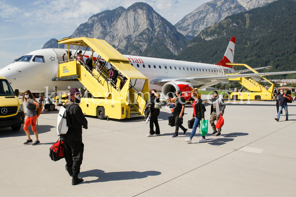 Austrian Airlines / Flughafen Innsbruck, Tirol, Österreich by kristen-images.com