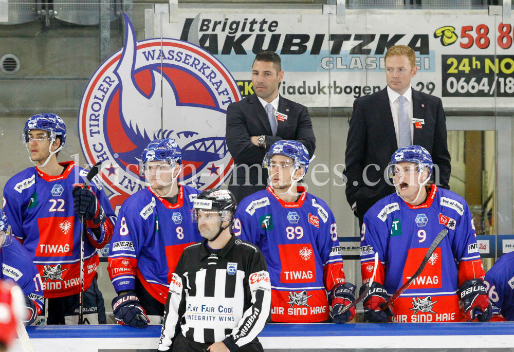 HC TWK Innsbruck-Die Haie - iClinic Bratislava Capitals / Österreich by kristen-images.com