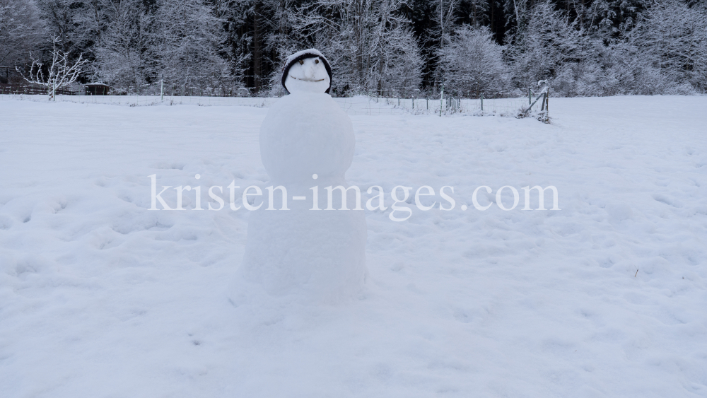 Schneemann / Igls, Innsbruck, Tirol, Österreich by kristen-images.com