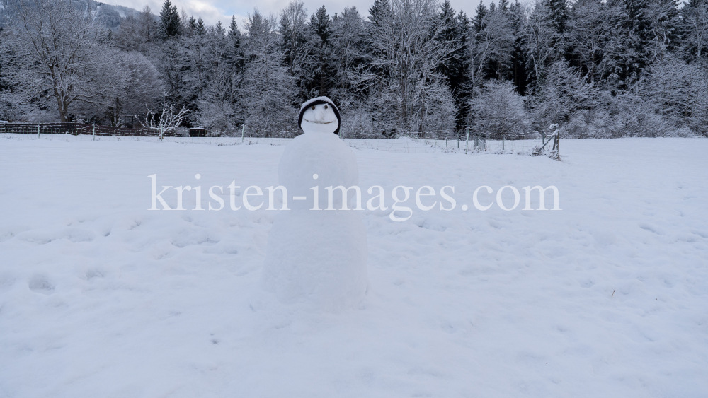 Schneemann / Igls, Innsbruck, Tirol, Österreich by kristen-images.com