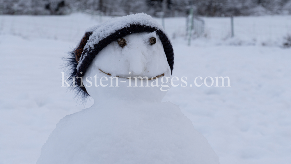 Schneemann / Igls, Innsbruck, Tirol, Österreich by kristen-images.com