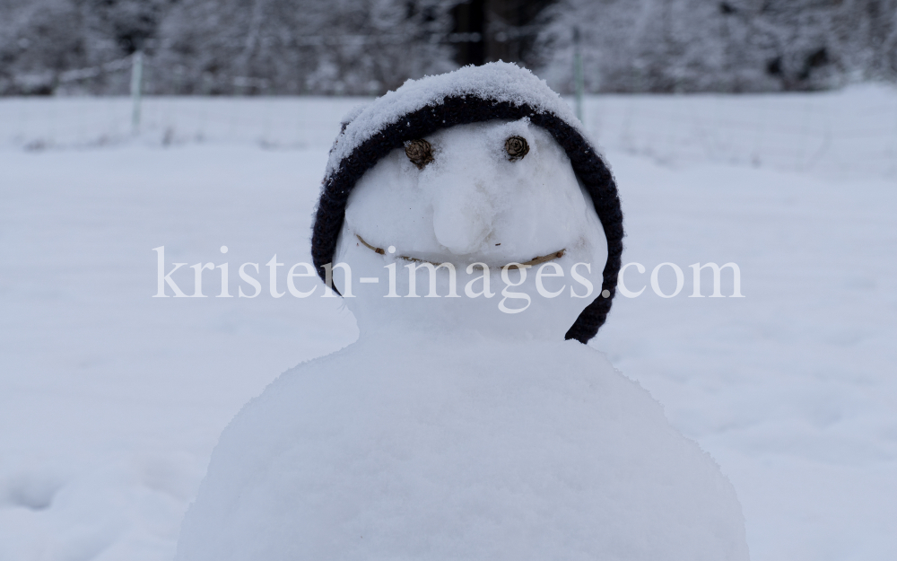 Schneemann / Igls, Innsbruck, Tirol, Österreich by kristen-images.com