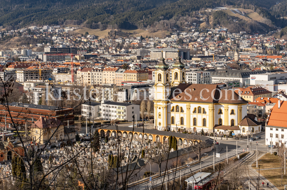 Wiltener Basilika, Innsbruck, Tirol, Österreich by kristen-images.com