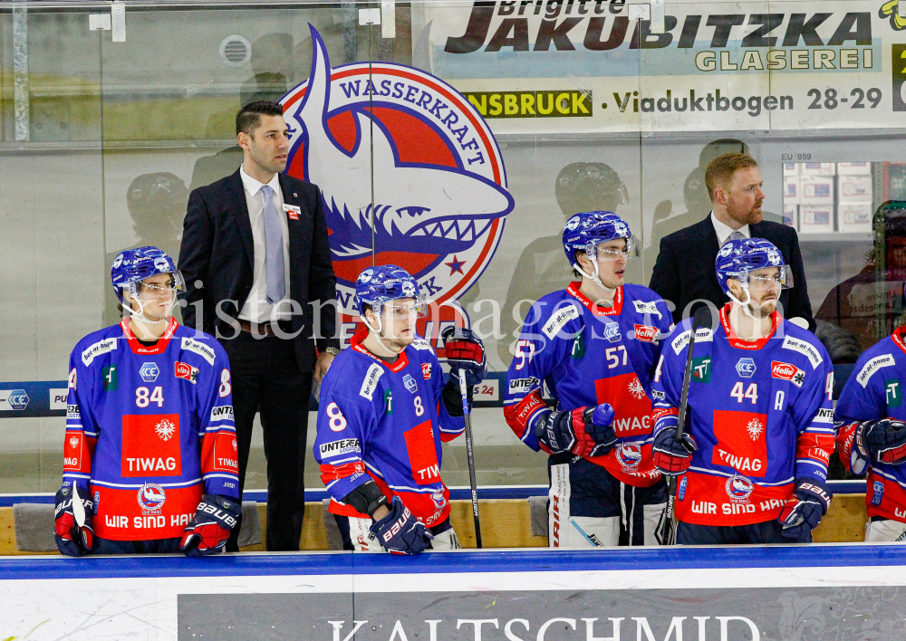 HC TWK Innsbruck-Die Haie - HC Pustertal Wölfe by kristen-images.com