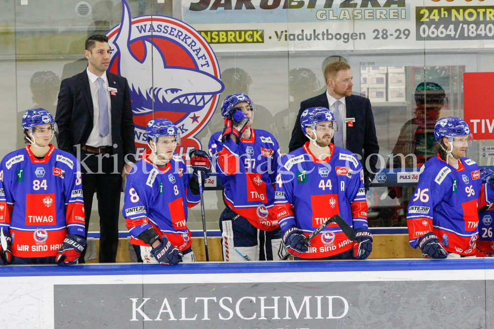 HC TWK Innsbruck-Die Haie - HC Pustertal Wölfe by kristen-images.com