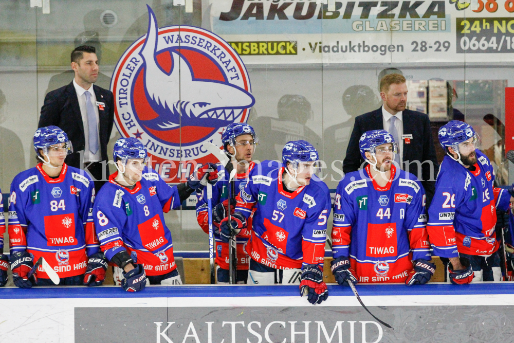 HC TWK Innsbruck-Die Haie - HC Pustertal Wölfe by kristen-images.com