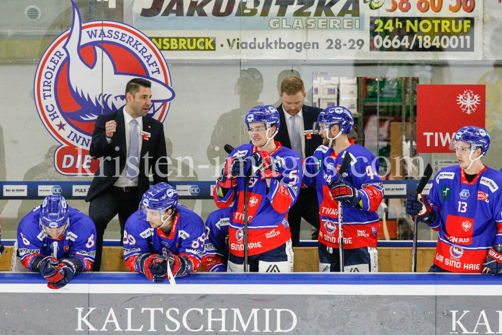 HC TWK Innsbruck-Die Haie - HC Pustertal Wölfe by kristen-images.com