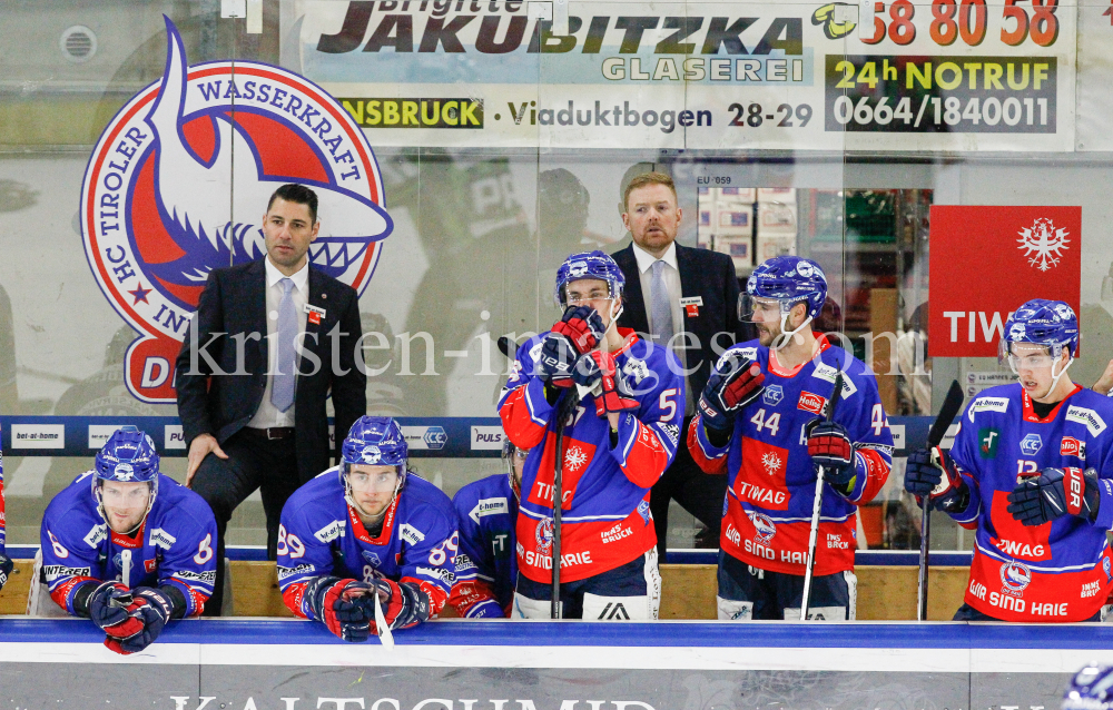 HC TWK Innsbruck-Die Haie - HC Pustertal Wölfe by kristen-images.com