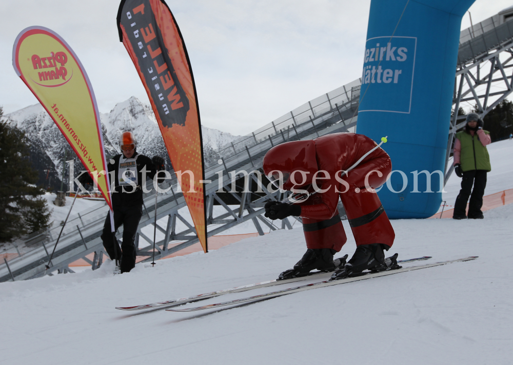 Speedskifahrer / Seefeld, Tirol Österreich by kristen-images.com