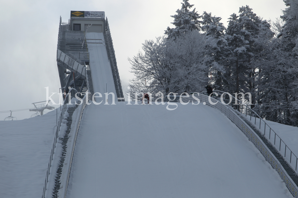 Speedskifahrer / Seefeld, Tirol Österreich by kristen-images.com