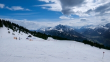 Blick vom Patscherkofel zur Serles und ins Stubaital