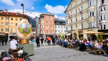 Ostern in der Maria-Theresien-Straße, Innsbruck, Tirol, Austria
