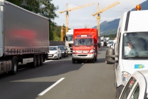 Stau / Rettungsgasse / A12 Inntalautobahn, Tirol, Austria