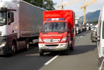 Stau / Rettungsgasse / A12 Inntalautobahn, Tirol, Austria