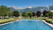 Freibad Tivoli, Innsbruck, Tirol, Austria