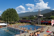 Freibad Tivoli, Innsbruck, Tirol, Austria