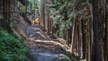 Skiwegbau Patscherkofel, Tirol, Austria