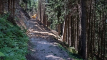 Skiwegbau Patscherkofel, Tirol, Austria