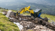 Bauarbeiten am Berg / Patscherkofel, Tirol, Austria