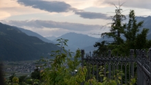 Zaun um die Wallfahrtskirche Maria Locherboden, Mötz, Mieminger Plateau