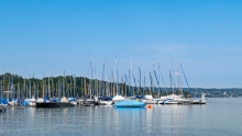 Marina Bernried / Starnberger See, Bayern, Deutschland