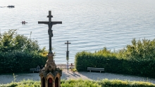 Starnberger See, Bayern, Deutschland / Gedenkstätte von König Ludwig II.