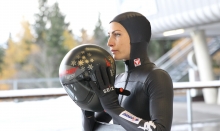 Janine Flock (AUT) / Skeleton / Bobbahn Innsbruck-Igls