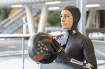 Janine Flock (AUT) / Skeleton / Bobbahn Innsbruck-Igls