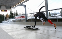 Janine Flock (AUT) / Skeleton / Bobbahn Innsbruck-Igls