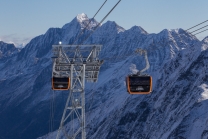 Stubaier Gletscher, Stubaital, Tirol, Austria / 3S Eisgratbahn