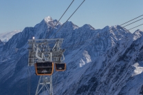 Stubaier Gletscher, Stubaital, Tirol, Austria / 3S Eisgratbahn