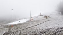 Schneemangel in Tirol, in den Alpen / Klimawandel / Patscherkofel