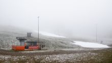 Schneemangel in Tirol, in den Alpen / Klimawandel / Patscherkofel
