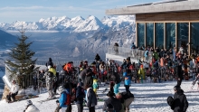 Patscherkofelbahn Bergstation, Bergrestaurant, Tirol, Austria