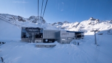 Stubaier Gletscher, Tirol, Austria / 3S Eisgratbahn