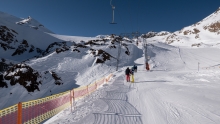 Stubaier Gletscher, Tirol, Austria / Gaisskarferner Schlepplift