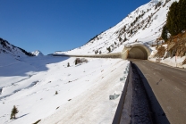 Straße ins Kühtai, Tirol, Austria