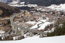 Brennerautobahn, Steinach am Brenner, Tirol, Austria