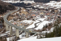 Brennerautobahn, Steinach am Brenner, Tirol, Austria