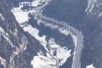 Brennerautobahn, Gries am Brenner, Tirol, Austria