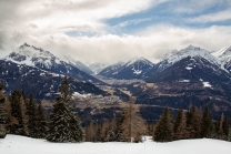 Stubaital, Tirol, Austria / Mautstelle Schönberg, Brennerautobahn A13